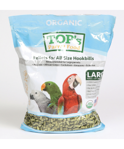 TOP`s Organic Parrot Food Large Pellets 1lb